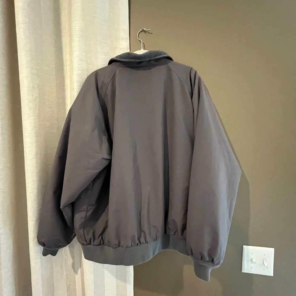 Lands' End Men's Gray Classic Squall Jacket, Waterproof, Windproof, Size XL